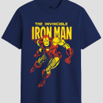 Vintage Comic The Invincible Iron Man Graphic T-Shirt