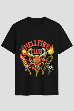 Hellfire Club Fantasy Demon Graphic T-Shirt