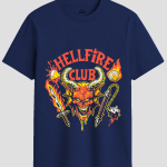 Hellfire Club Fantasy RPG Demon Graphic T-Shirt