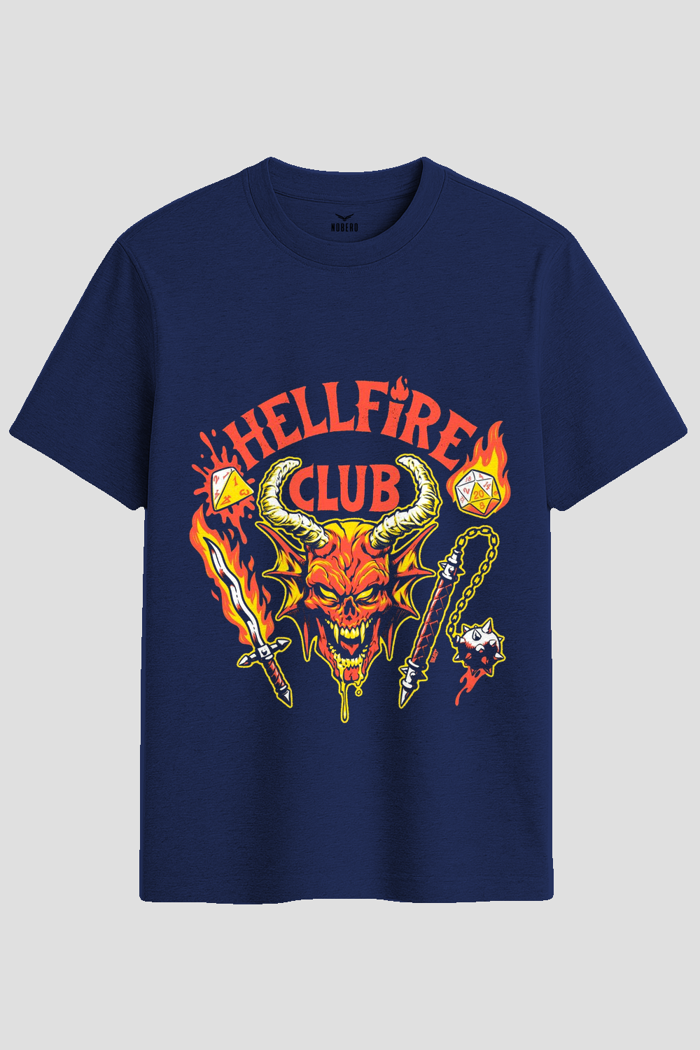 Hellfire Club Fantasy RPG Demon Graphic T-Shirt