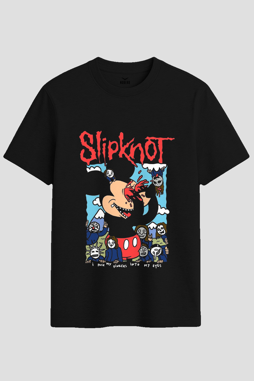 Slipknot Duality Cartoon Parody Graphic T-Shirt