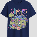 Slipknot Cartoon Picnic Graphic T-Shirt