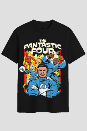 Vintage Fantastic Four Comic Graphic T-Shirt