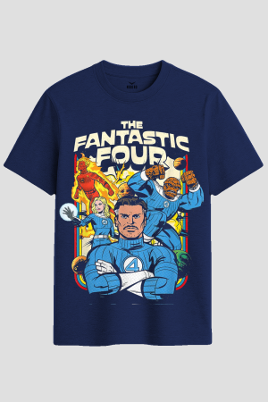 Retro Comic The Fantastic Four Graphic T-Shirt