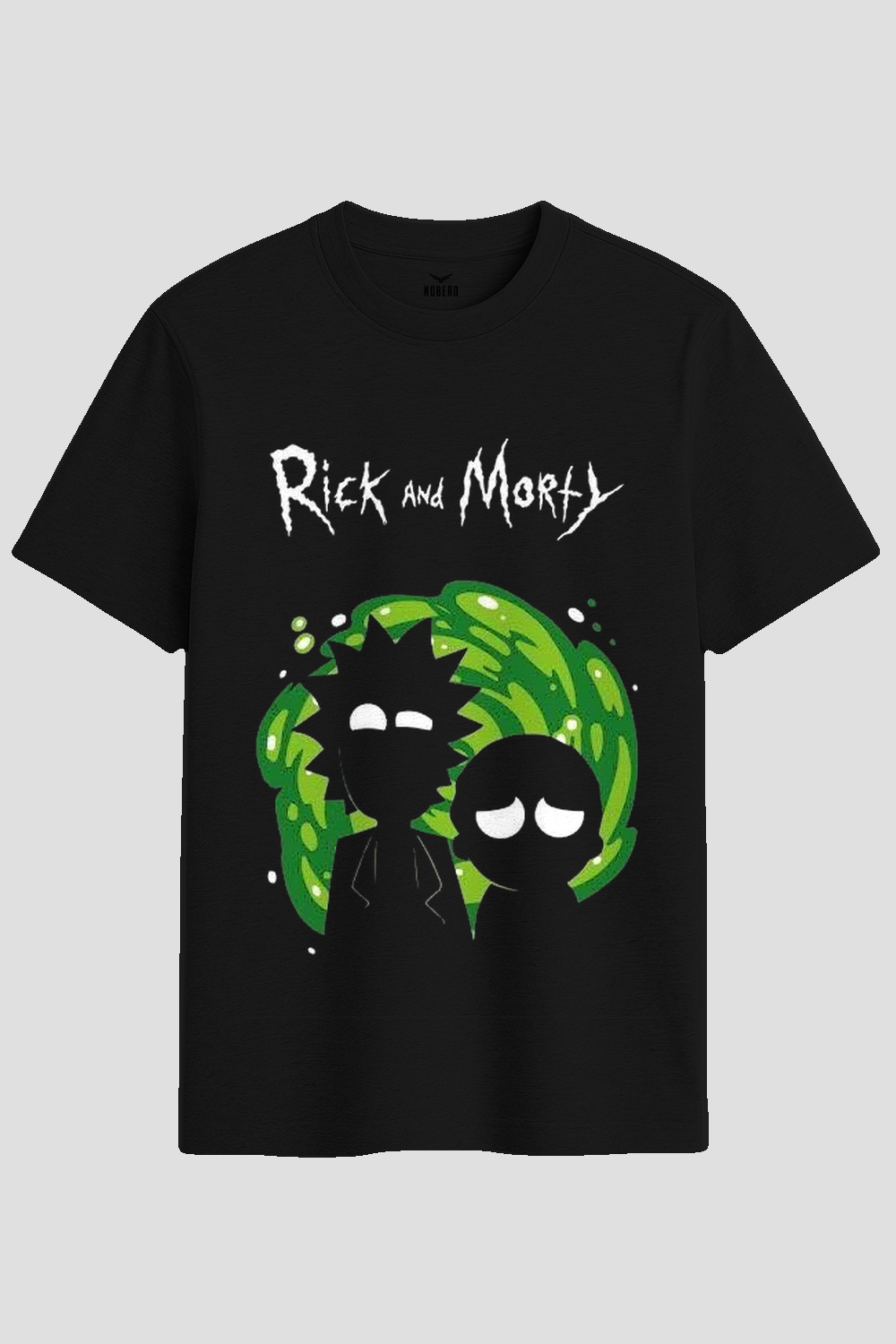 Rick and Morty Portal Silhouette Graphic T-Shirt