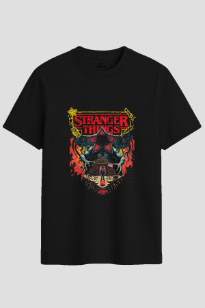 Stranger Things Demogorgon Upside Down Graphic T-Shirt