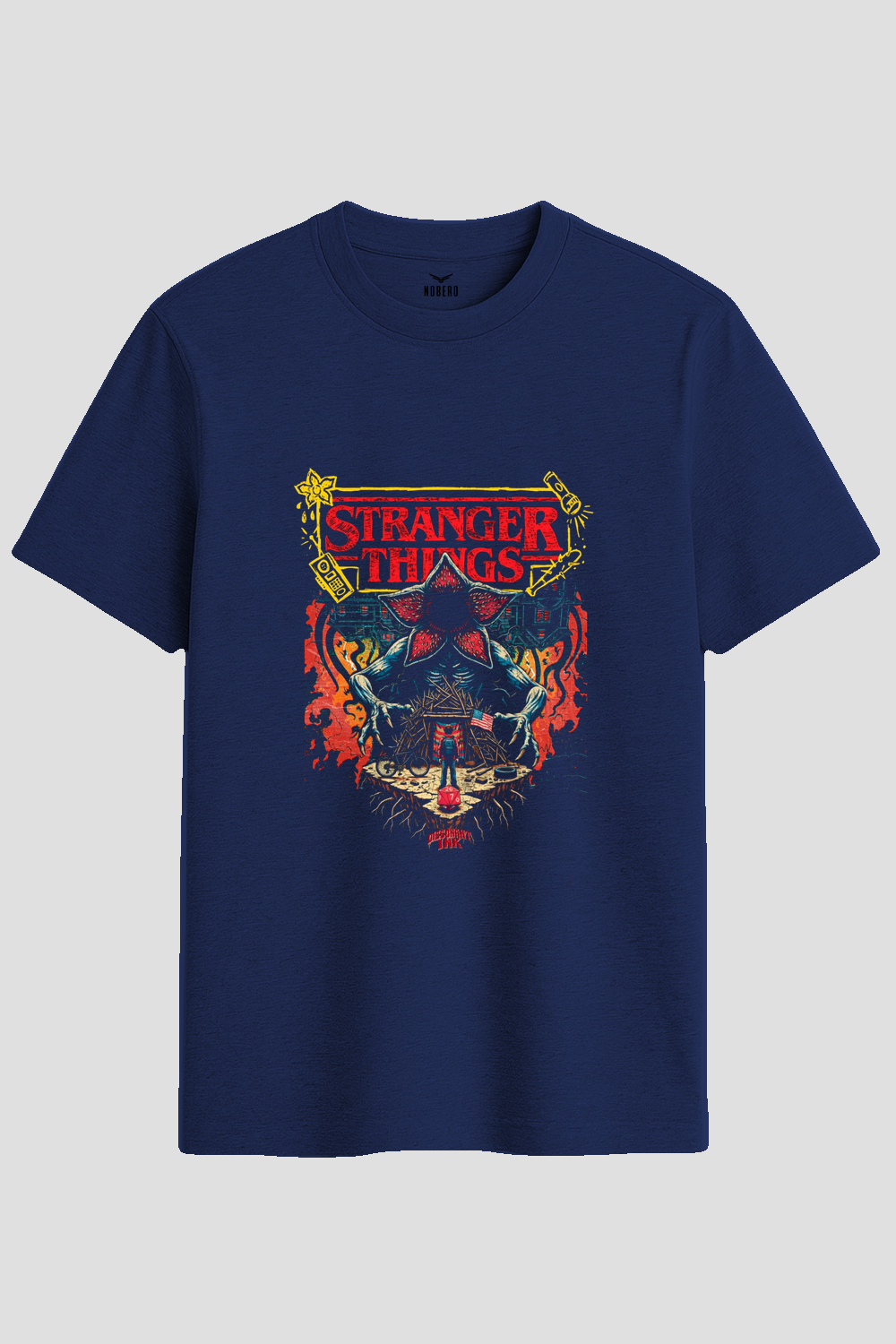 Stranger Things Demogorgon Upside Down Graphic T-Shirt
