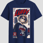 Vintage Straw Hat Captain Anime Graphic T-Shirt
