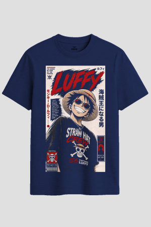 Vintage Straw Hat Captain Anime Graphic T-Shirt