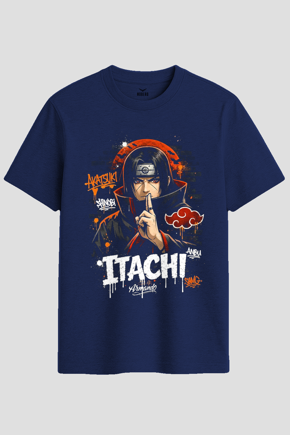 Itachi Akatsuki Shinobi Graphic Anime T-Shirt