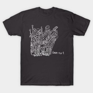 Damien Rice 9 Album Sketch Graphic T-Shirt