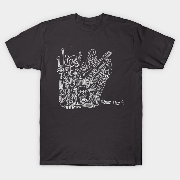 Damien Rice 9 Album Sketch Graphic T-Shirt