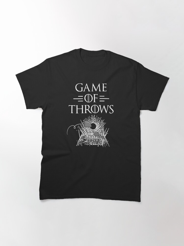 Game Of Throws Funny Cornhole Bean Bag Toss Lawn Game Design Classic T-Shirt