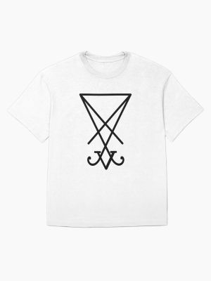 Sigil Of Lucifer Oversized T-Shirt