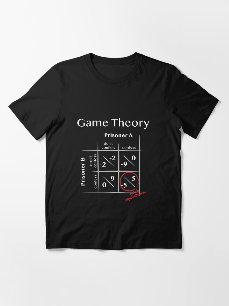 Game Theory - Nash equilibrium light Essential T-Shirt