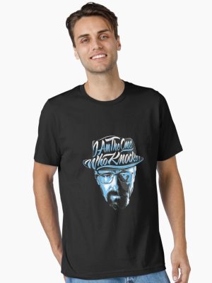 Breaking Bad I Am The One Who Knocks Blue Hue Portrait Essential T-Shirt