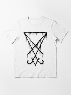 Lucifer Sigil - The Devil's Symbol Black Grunge Essential T-Shirt