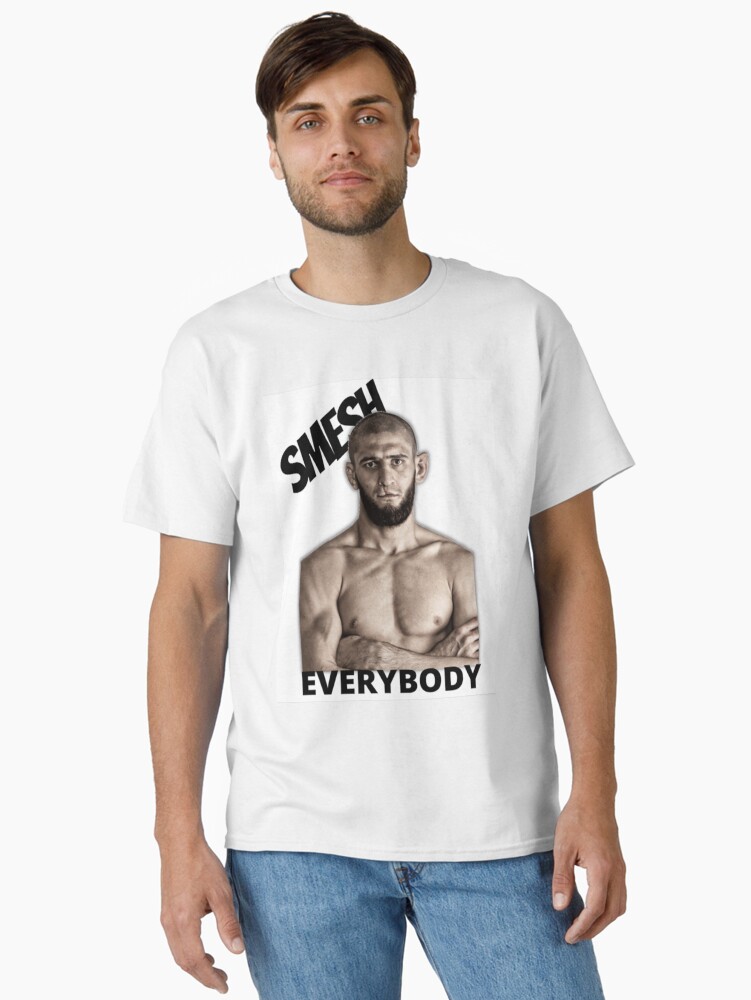Khamzat Chimaev Smash Everybody Classic T-Shirt