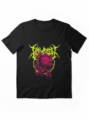 Polyphia Merch Polyphia Rose Flower Essential T-Shirt