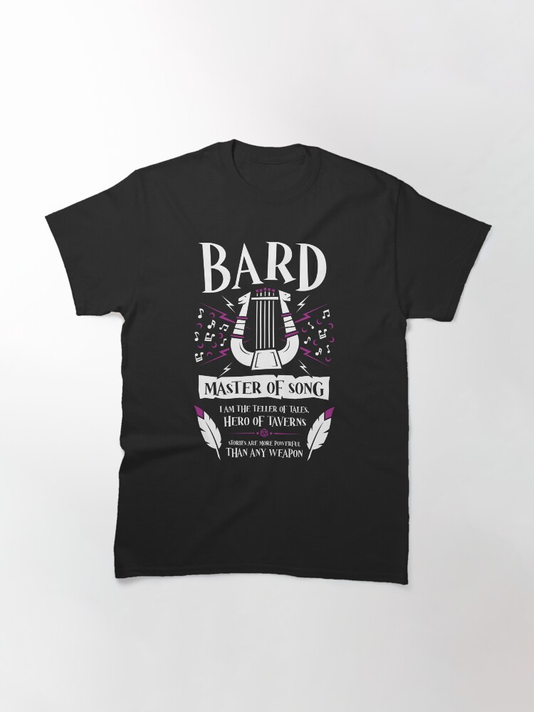 D&D BARD Class - Dungeons & Dragons Classic T-Shirt
