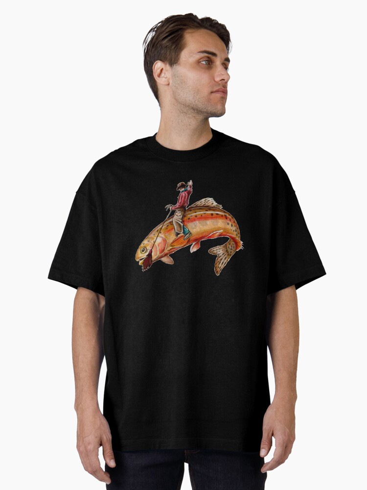 Golden Trout Cowboy Oversized T-Shirt