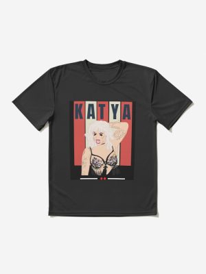 A Captivating Katya in Charismatic Elegance Active T-Shirt