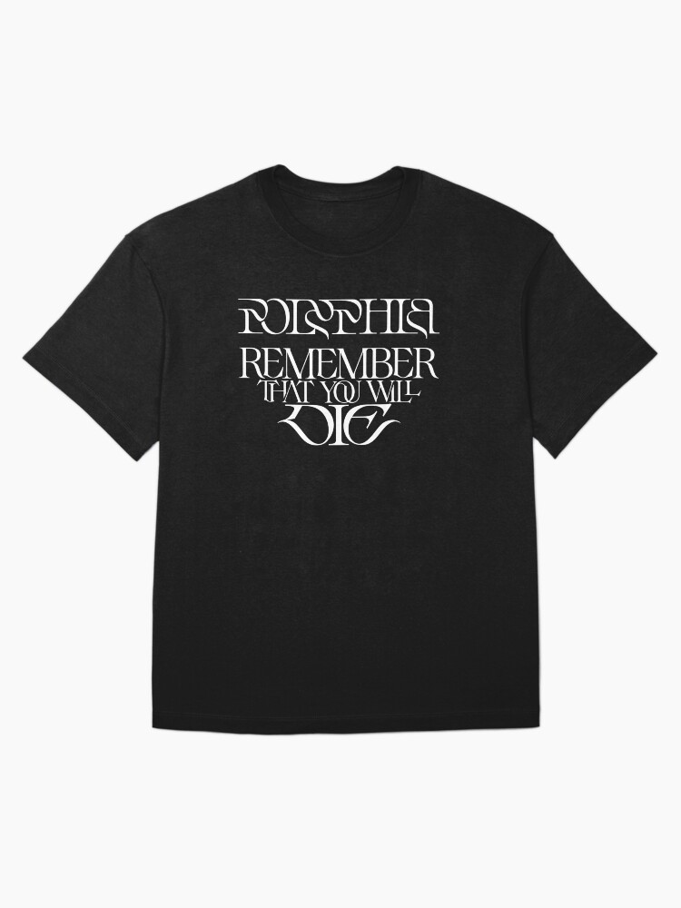 Polyphia Merch Remember That You Will Die Oversized T-Shirt