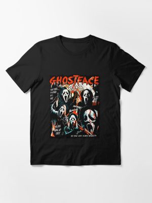 Ghostface Retro 90s Scream Movie Halloween Essential T-Shirt