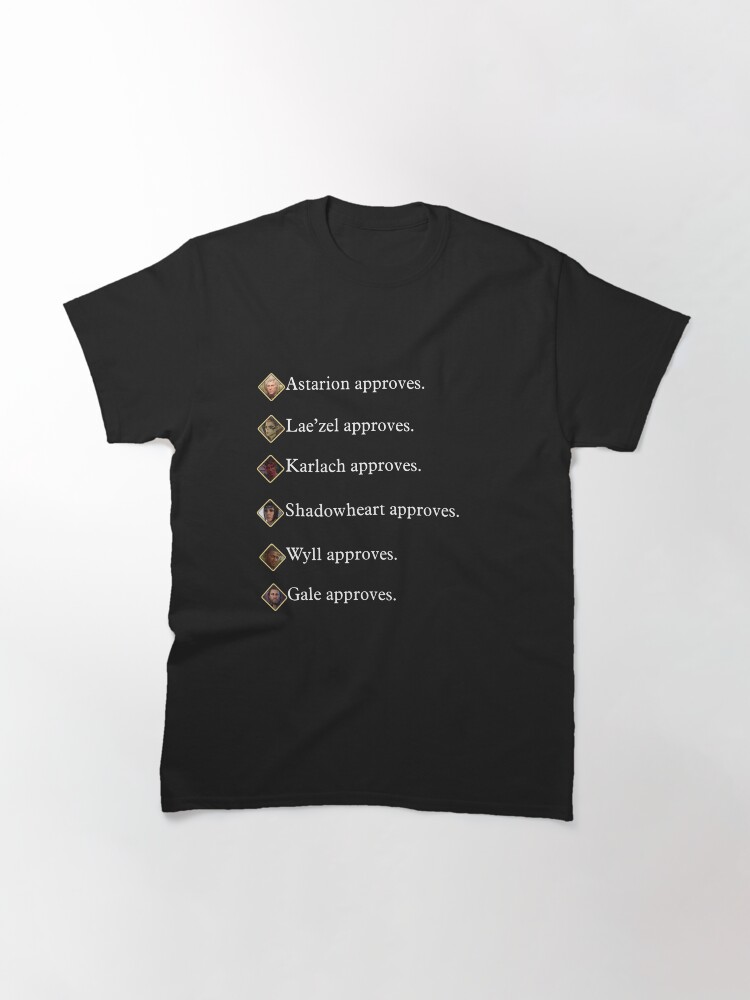 Party approves ~ Baldur's Gate 3 Classic T-Shirt