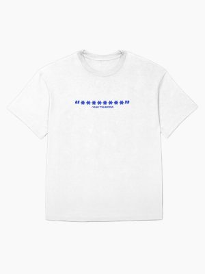 Yuki Tsunoda "********" Quote Oversized T-Shirt