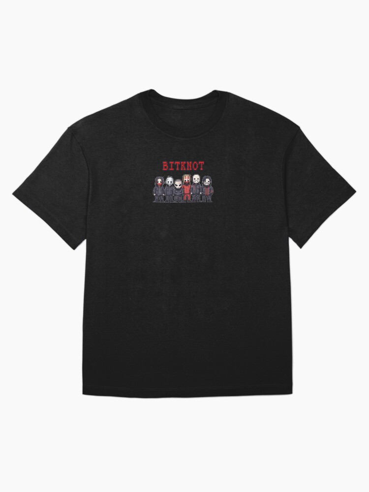 Bitknot, Pixel Art, Kawaii, Metal Merch Oversized T-Shirt