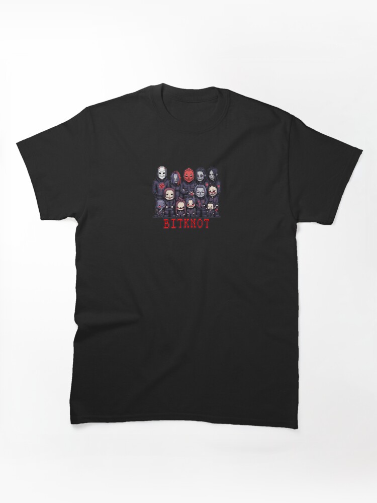 Bitknot, Pixel Art, Funny, Metal Band Classic T-Shirt