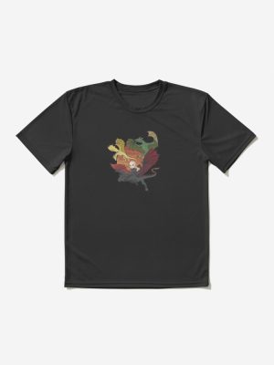 Daenerys and her Dragons Active T-Shirt