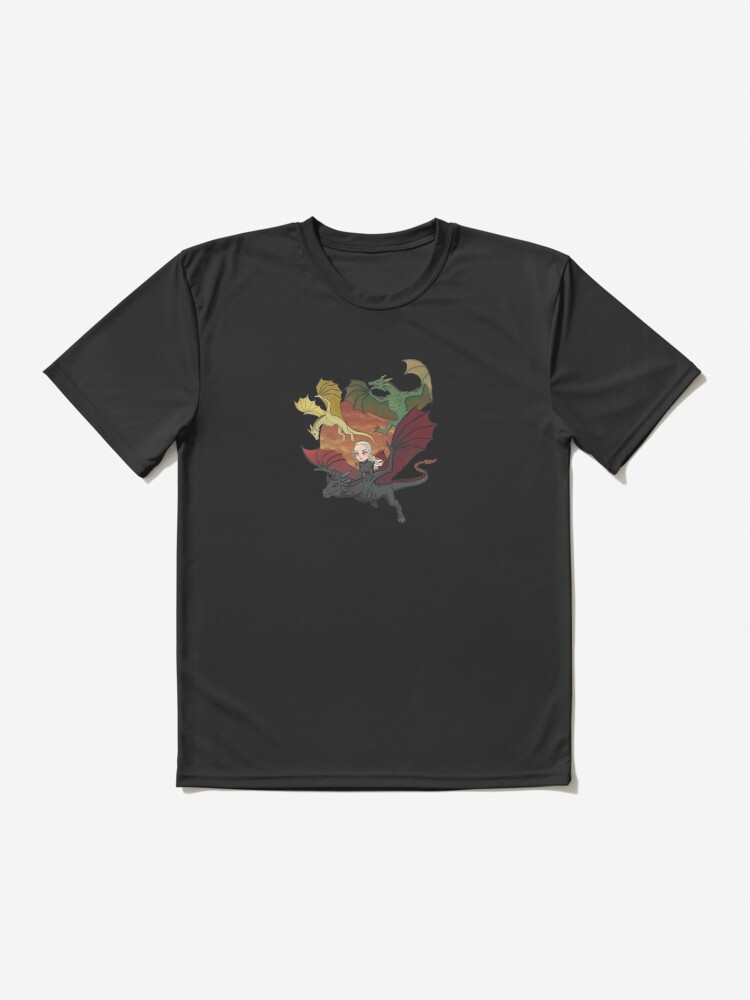 Daenerys and her Dragons Active T-Shirt