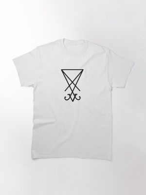 LUCIFERIAN Sigil of Lucifer - Black Design Classic T-Shirt
