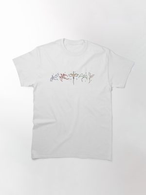 Fourth Wing Spine Dragons. Classic T-Shirt