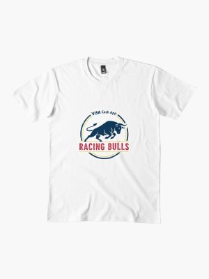 Vintage Racing Bulls F1 Sticker – Retro Visa Cash App RB (VCARB) Logo Design Premium T-Shirt