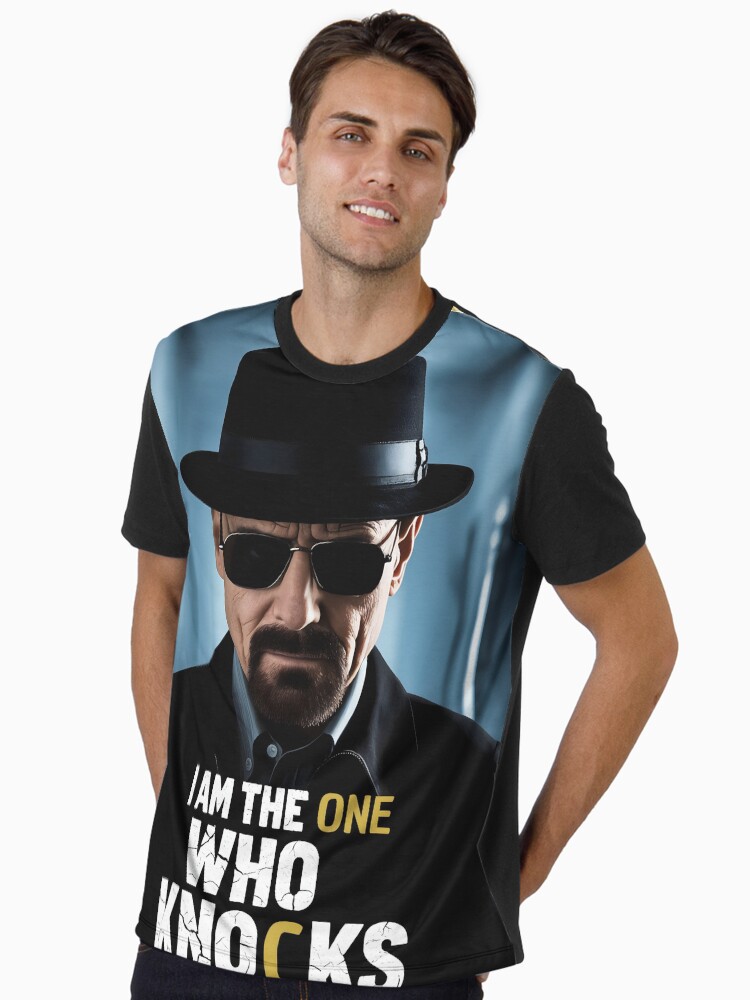Heisenberg I Am The One Who Knocks Poster Design Graphic T-Shirt