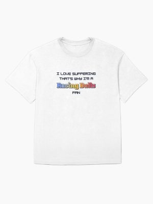 I love suffering that's why I'm a Racing Bulls Fan (Formula 1) Oversized T-Shirt