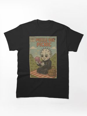 Puzzle Box Picnic: Creepy Cute Halloween Cover Classic T-Shirt
