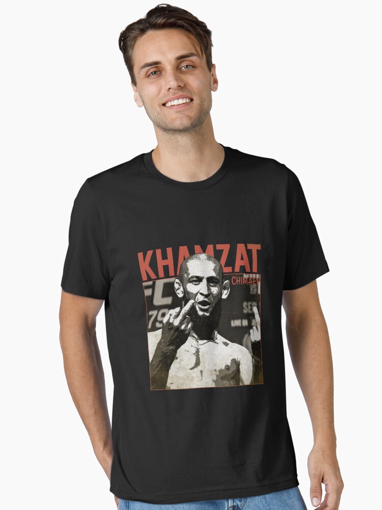 Khamzat-Chimaev Middle Finger 2025 Essential T-Shirt
