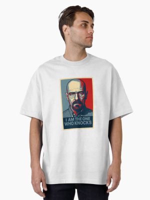 Heisenberg – I Am The One Who Knocks Pop Art Poster Oversized T-Shirt
