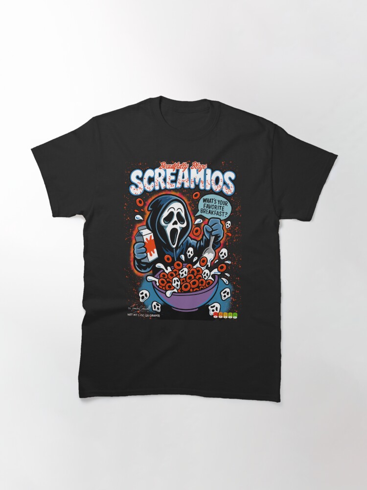 Ghostface Scream Horror Cereal Classic T-Shirt