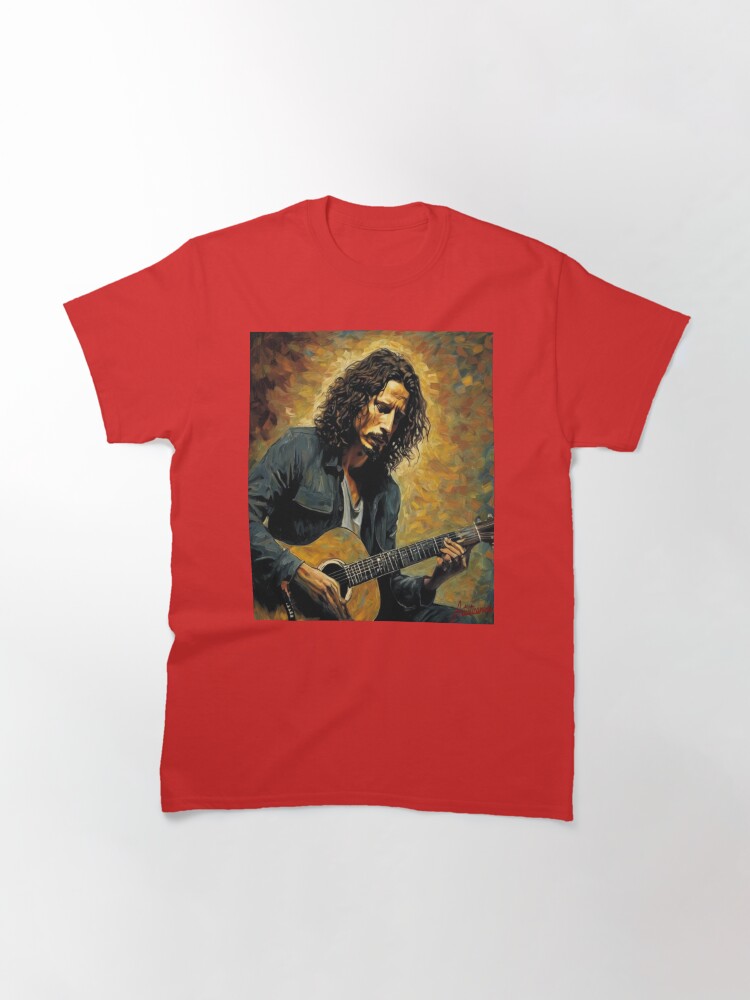 "Chris Cornell: Grunge Poetry Portrait" Classic T-Shirt
