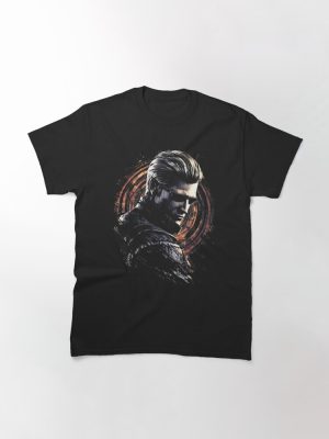 Albert Wesker Resident Evil RE Villain Umbrella Corporation Sunglasses Superhuman Virus Uroboros Chris Redfield Jill Valentine Fan Art Portrait Poster T-Shirt Sticker Gift Classic T-Shirt