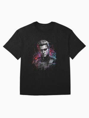 Albert Wesker RE5 Uroboros Mutation Final Boss Art Oversized T-Shirt