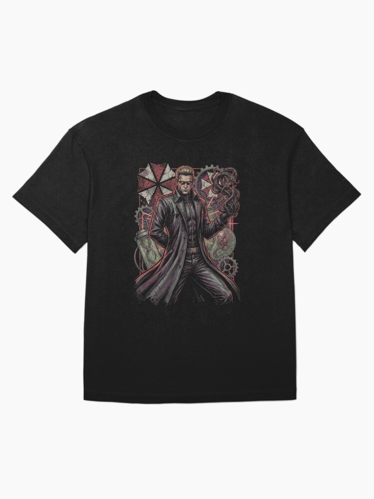 Albert Wesker Resident Evil Code Veronica Tyrant Design Oversized T-Shirt
