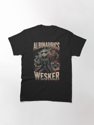 Albinaurics Wesker Crossover RE Wesker Uroboros Virus Evolution Superhuman Portrait Classic T-Shirt