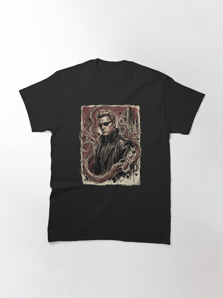 Albert Wesker Resident Evil Umbrella Traitor Villain Art Classic T-Shirt