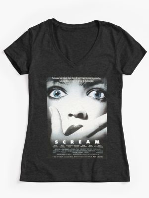 Scream Fitted V-Neck T-Shirt
